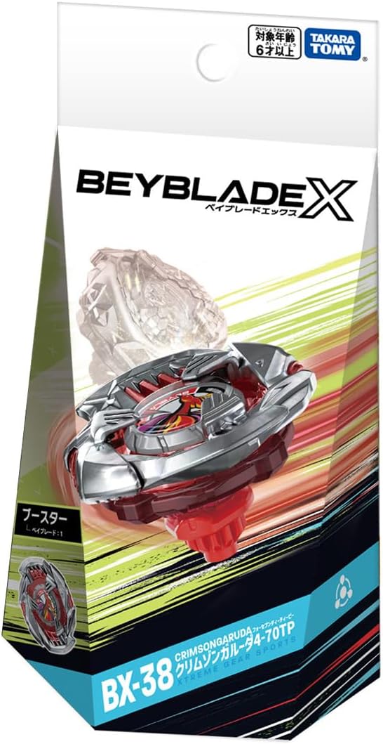 Beyblade X - BX-38 CRIMSONGARUDA 4-70TP - Version Japonesa