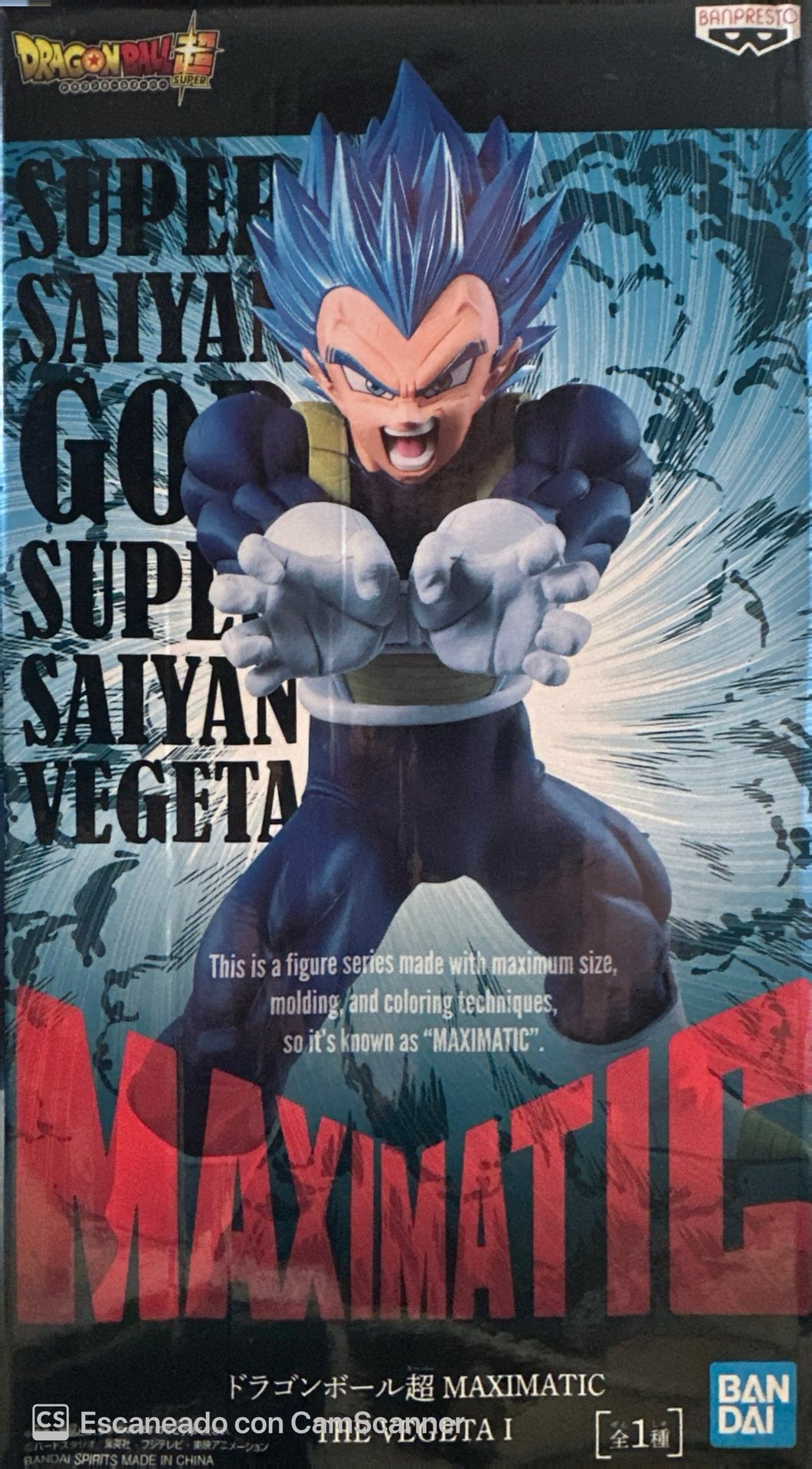 Dragon Ball Super - Vegeta ssj Blue (Maximatic) - Nuevo OB