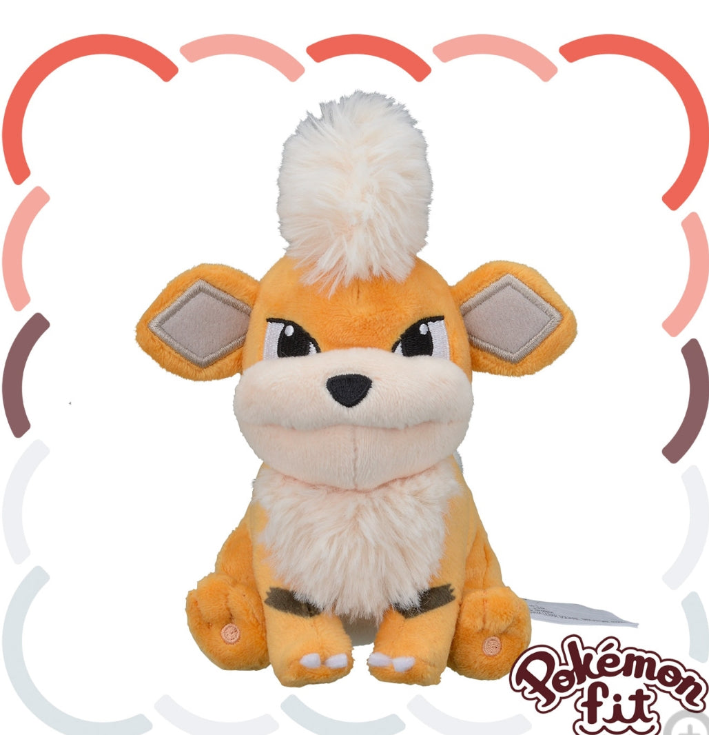 Stock - Pokemon Fit (Peluche) - N°58/Growlithe - Nuevo
