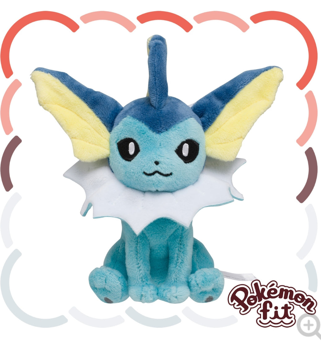 Stock - Pokemon Fit (Peluche) - N°134/Vaporeon - Nuevo