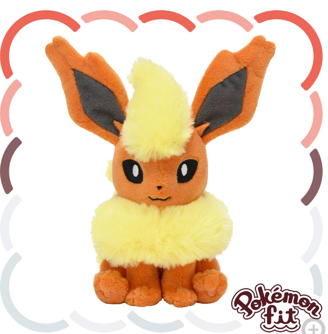 Stock - Pokemon Fit (Peluche) - N°136/Flareon - Nuevo