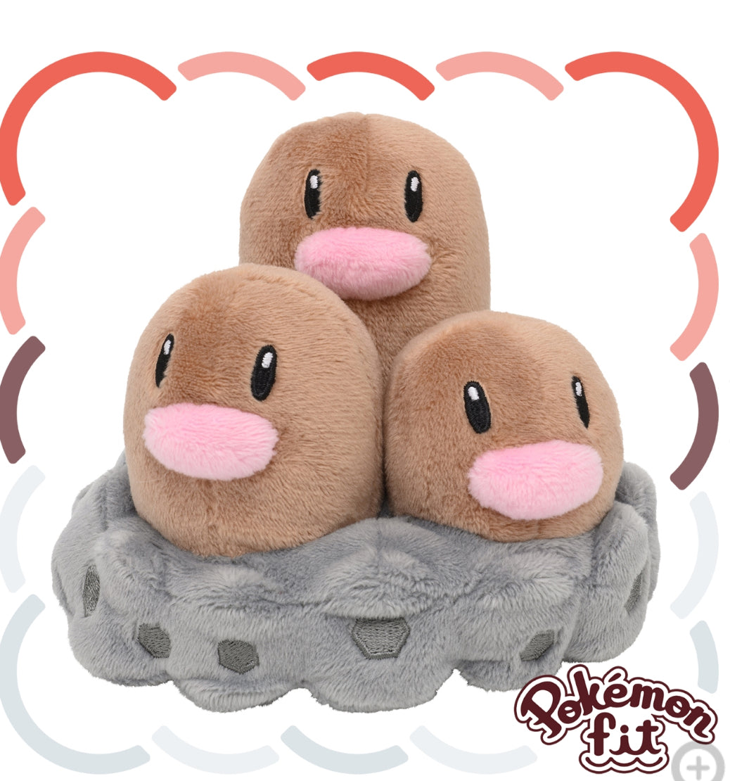 (Preventa - Pokemon Fit (Peluche) - N°51/dugtrio