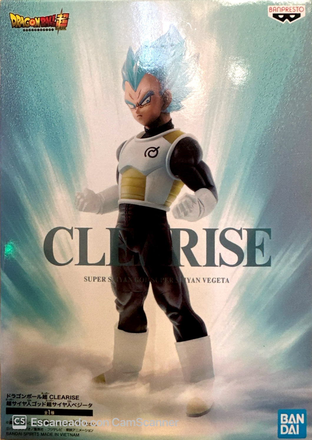 Dragon Ball Super - Vegeta ssj Blue (Clearise) - Nuevo OB